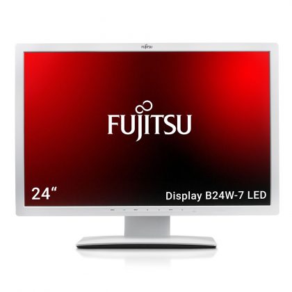 Der Der Fujitsu Display B24W-7 LED Monitor besitzt durchdachte ergonomische Eigenschaften und ist sehr gut verarbeitet