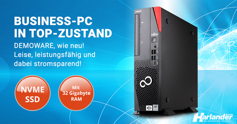 Platzsparender und kostengünstiger Business-PC – Der Fujitsu Esprimo D7011 SFF Desktop